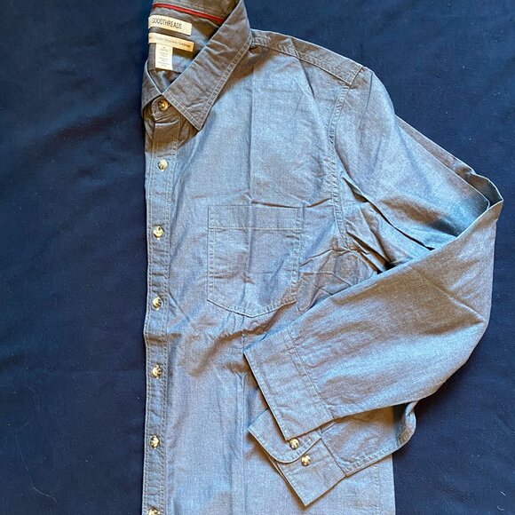 Goodthreads XL chambray button front shirt - Picture 3 of 4